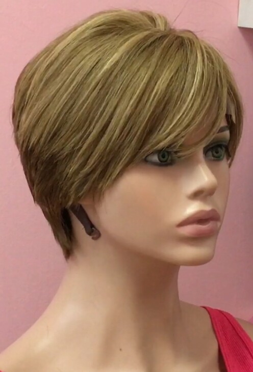 Peluca natural SANDY color 6H16 TOP TUL