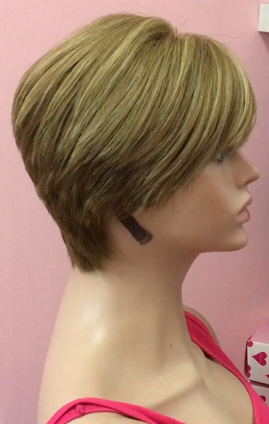 Peluca natural SANDY color 6H16 TOP TUL