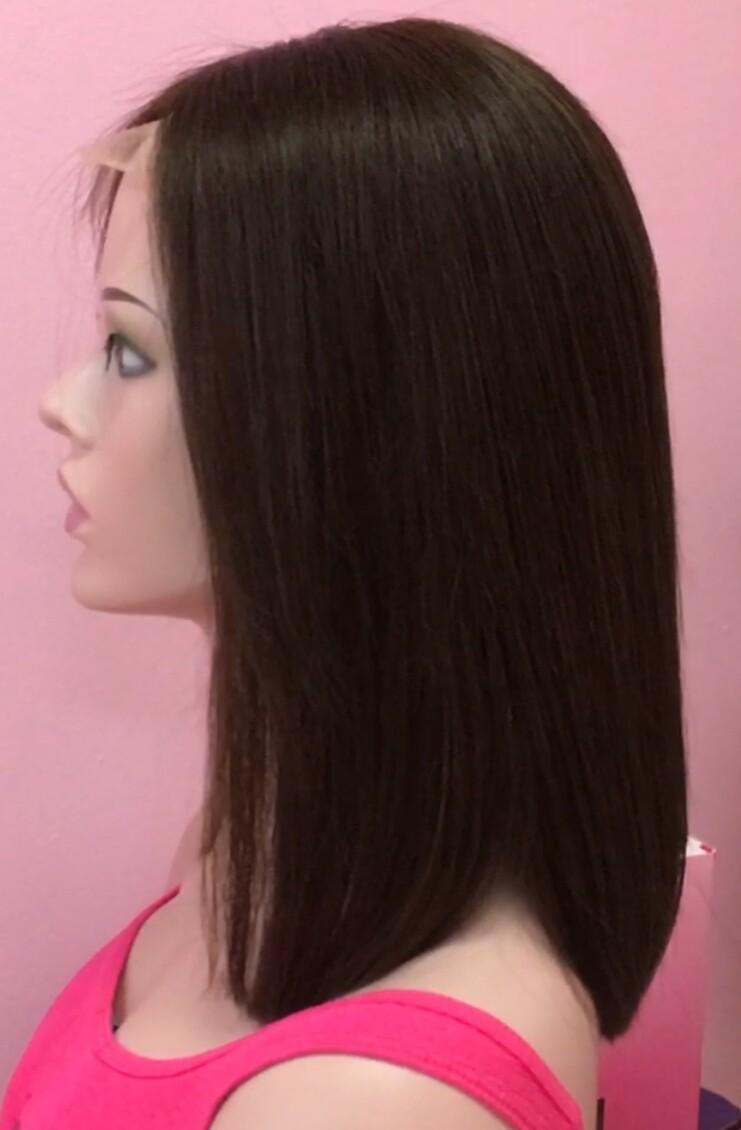 Peluca natural Melany color 1/2 TOP de TUL