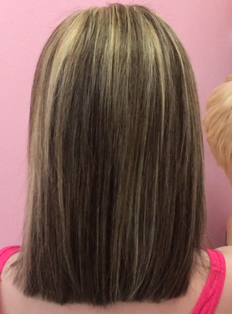 Peluca natural Melany color 2H16 TOP de TUL