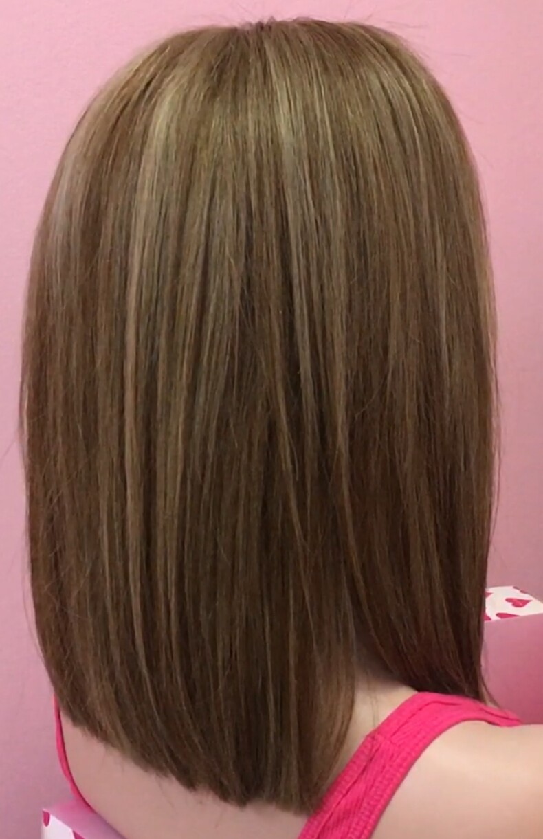 Peluca natural Melany color 8SH613 TOP de TUL