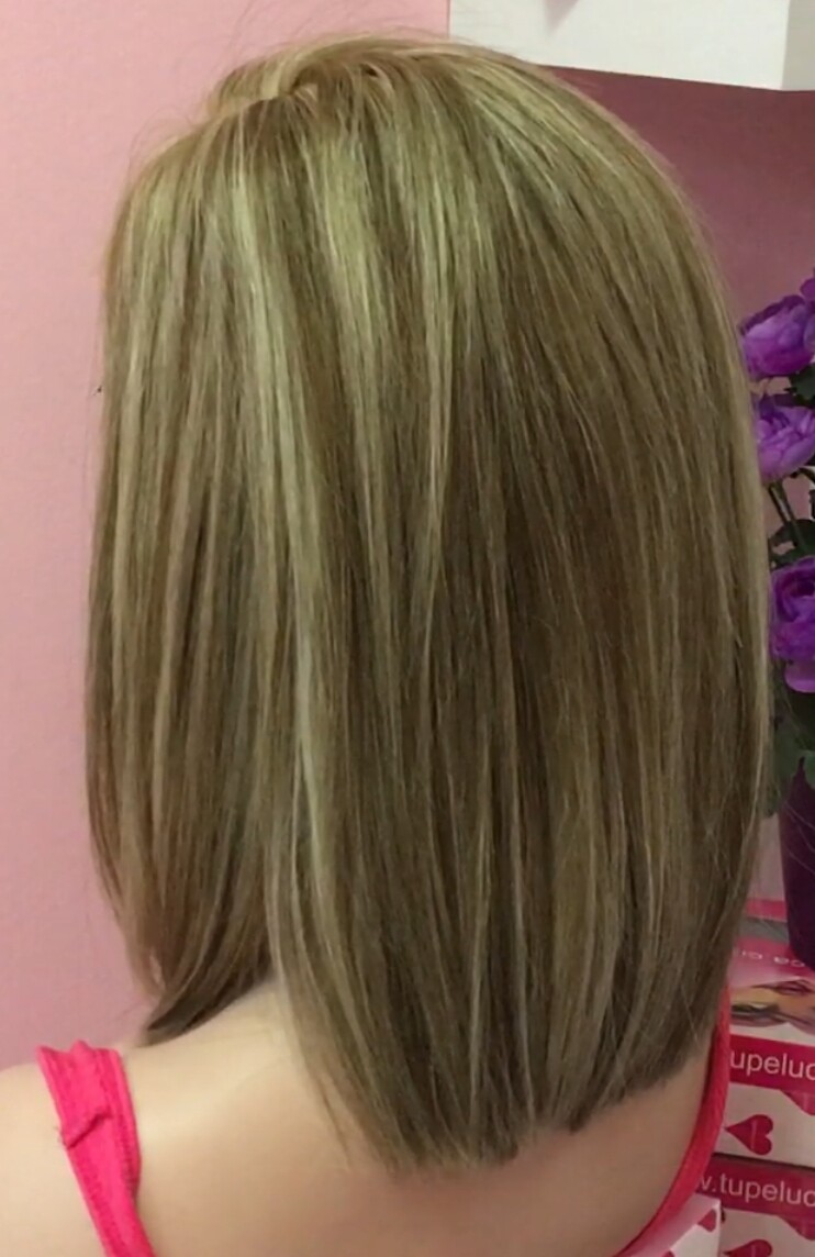 Peluca natural Melany color 8SH613 RAYA de TUL