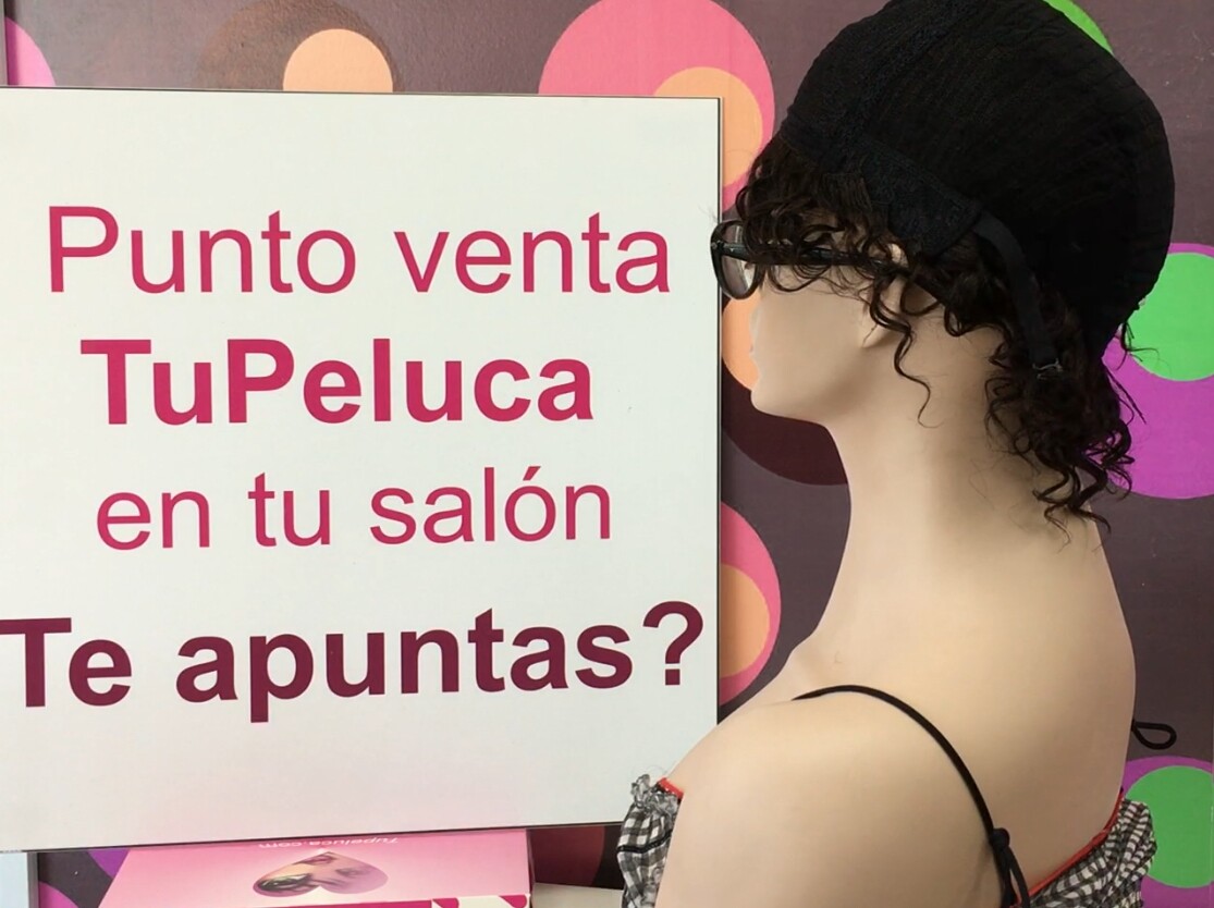 Peluca rizada natural LOLA 2 confecc. a MAQUINA