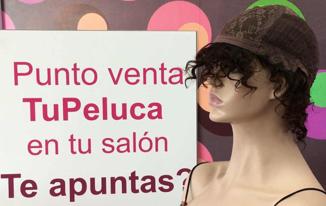 Peluca rizada natural LOLA 2h5 confecc. a MAQUINA