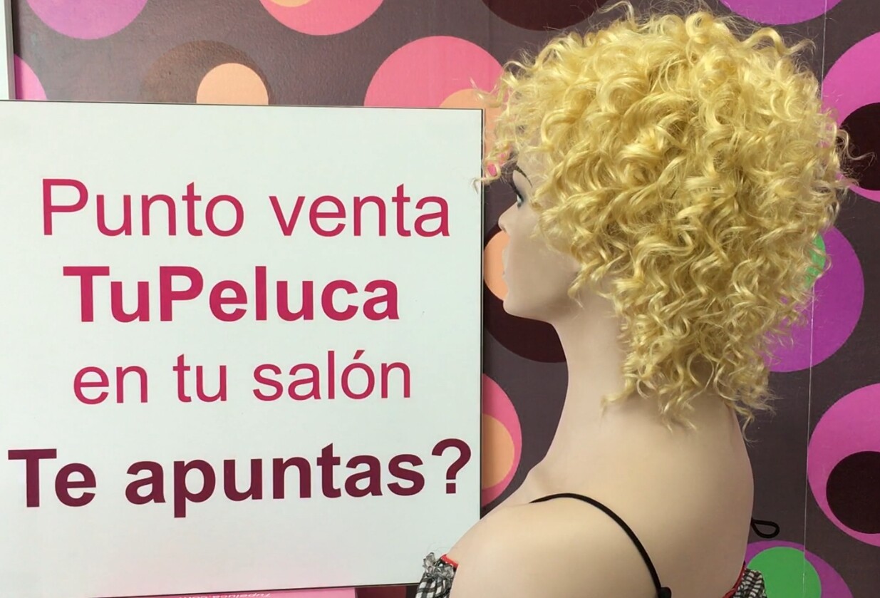 Peluca rizada natural LOLA 613 confecc. a MAQUINA