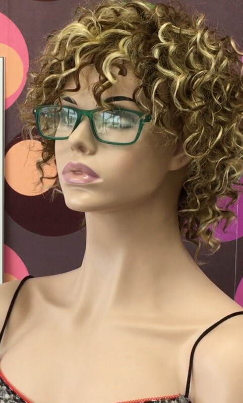 Peluca rizada natural LOLA 6h613 confecc. a MAQUINA