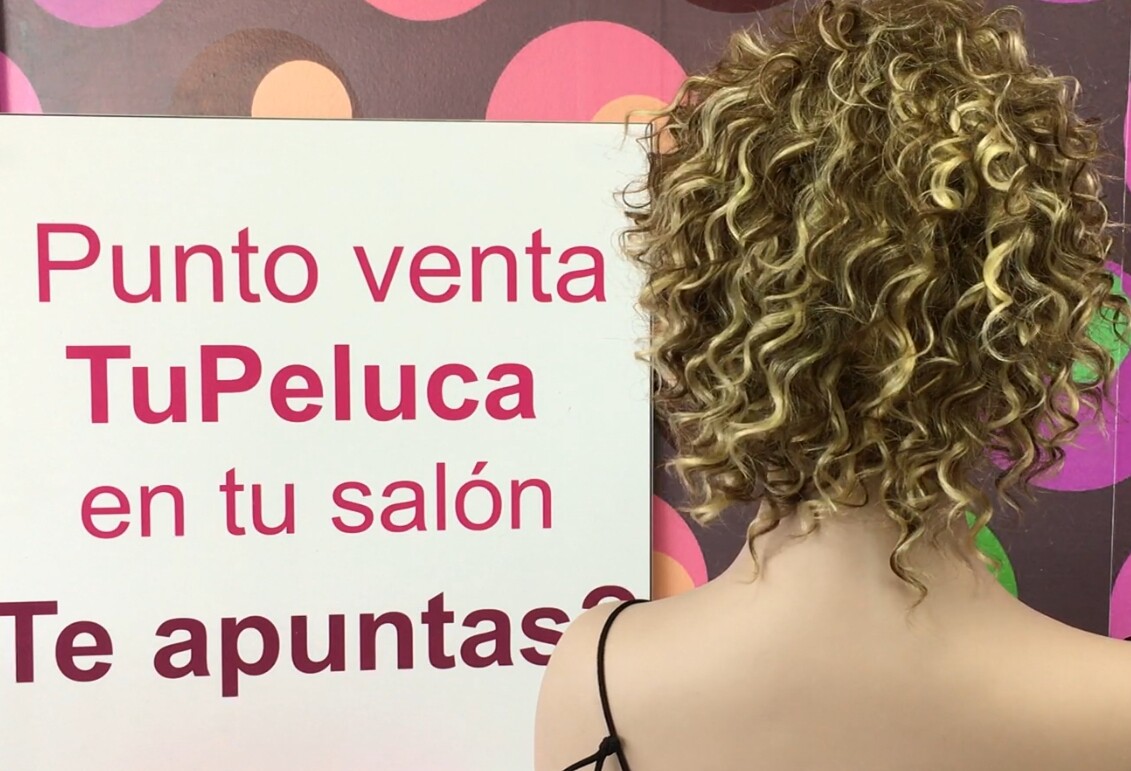 Peluca rizada natural LOLA 6h613 confecc. a MAQUINA