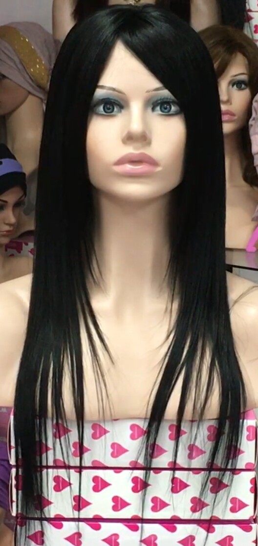 Peluca natural Sibila top tul central color 1