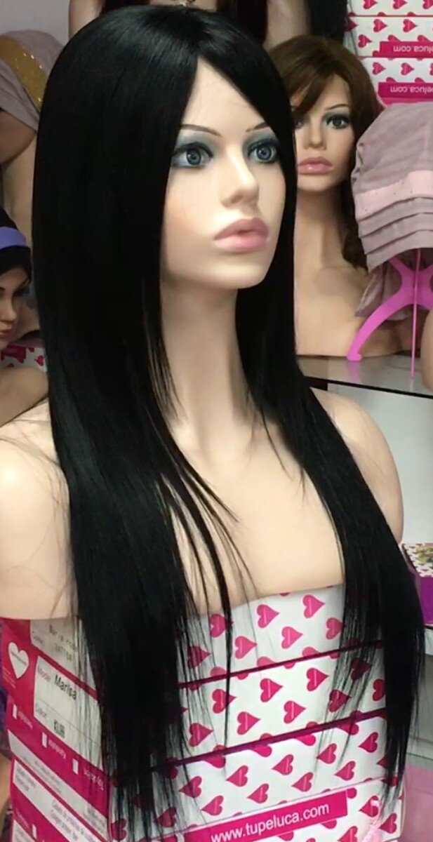 Peluca natural Sibila top tul central color 1