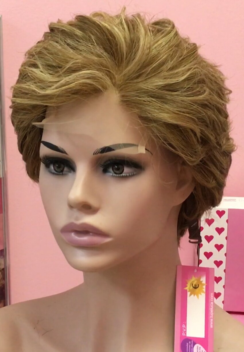 Peluca natural Dona TOP TUL color 6H16