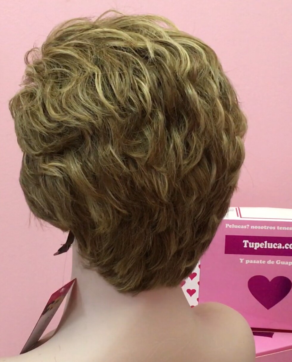 Peluca natural Dona TOP TUL color 6H16