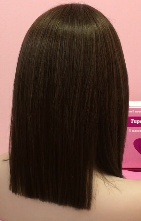 Peluca cabello natural MELANY color 2C RAYA TUL