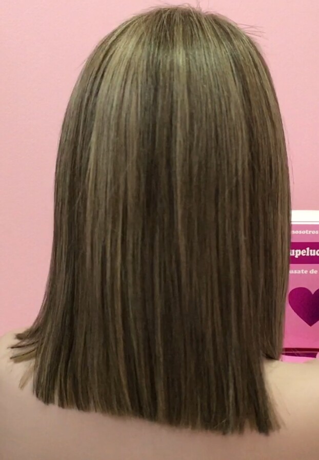 Peluca cabello natural MELANY color 2H18 TOP TUL