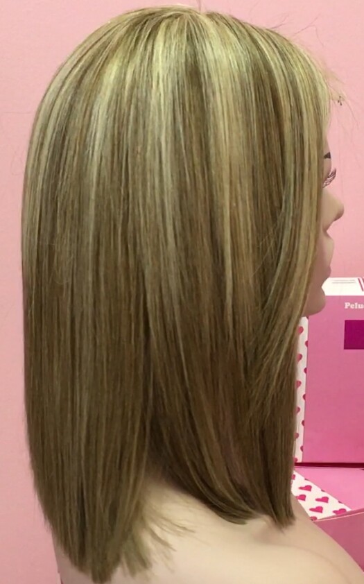 Peluca cabello natural MELANY color 8H613B TOP TUL