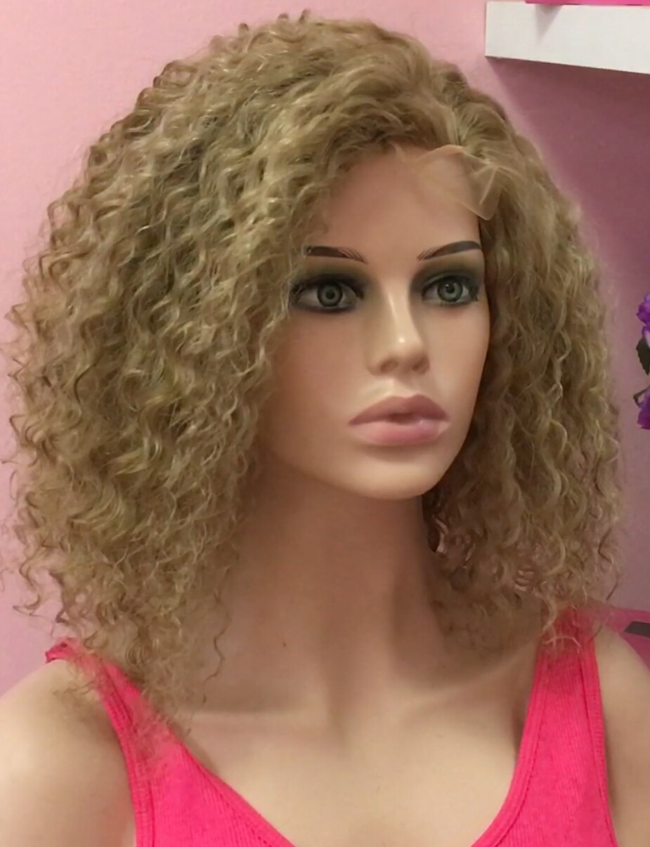 Peluca rizada cabello natural NINONA  18 RAYA TUL