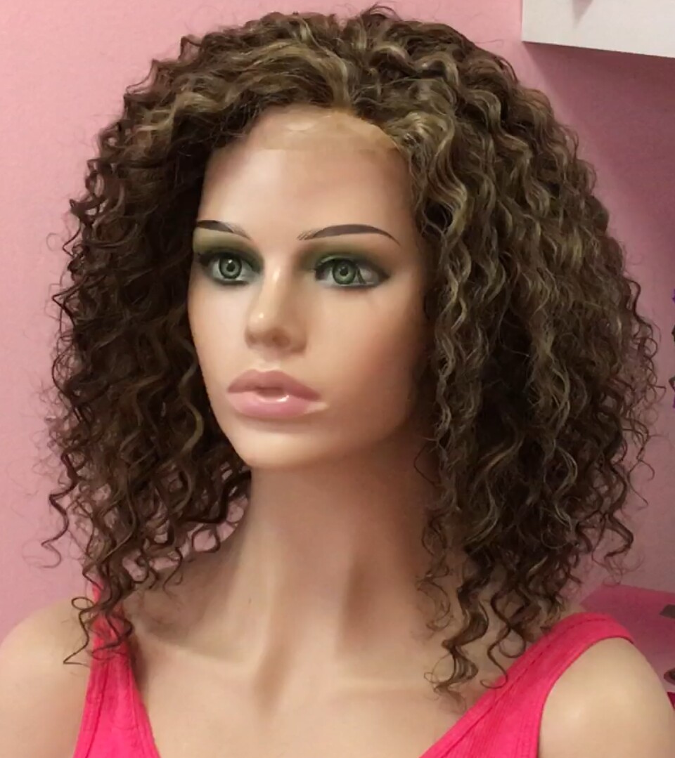 Peluca rizada cabello natural NINONA  2H18 RAYA TUL