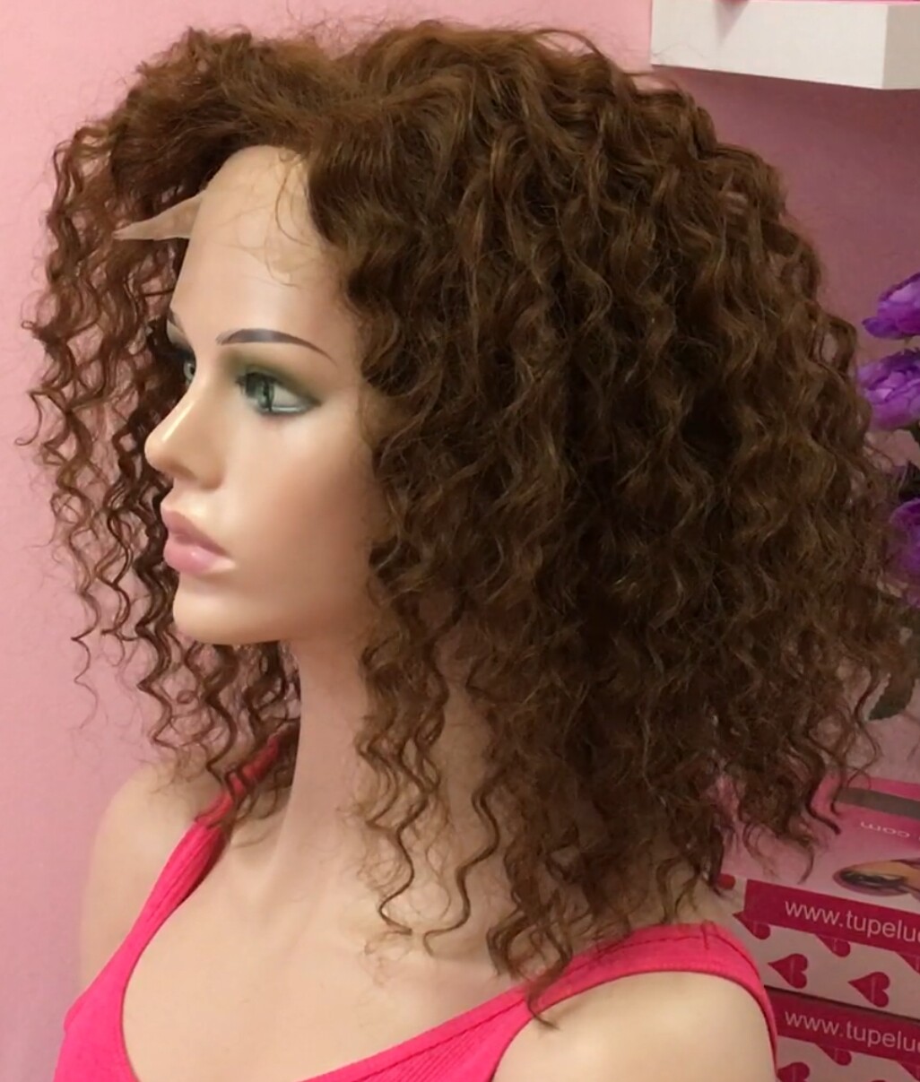 Peluca rizada cabello natural NINONA  4 TOPTUL