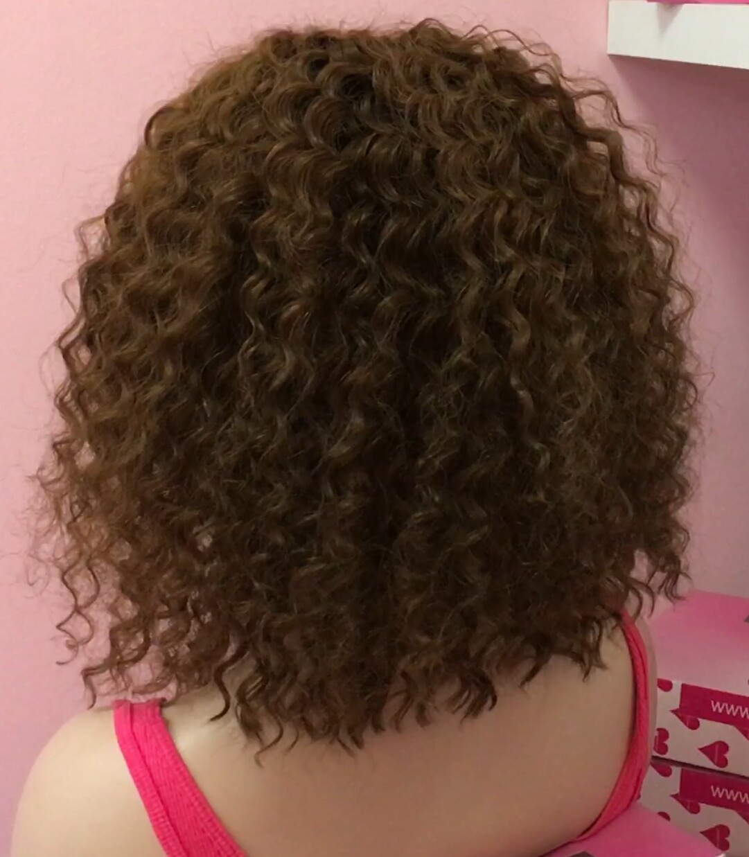 Peluca rizada cabello natural NINONA  4 TOPTUL