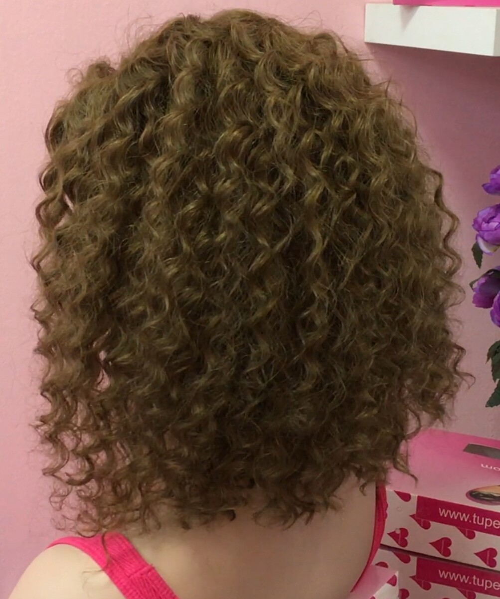 Peluca rizada cabello natural NINONA  6 RAYA TUL
