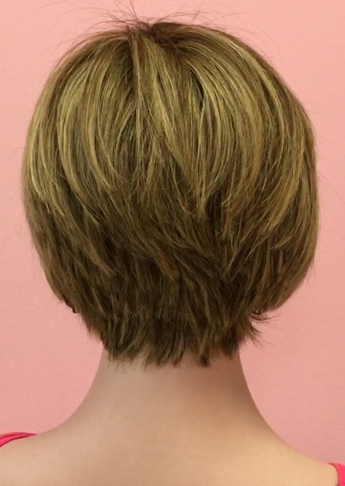 Peluca de pelo natural BECK color 4h8H613 MAQUINA