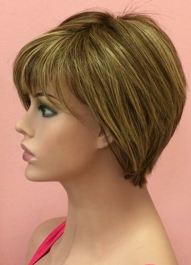 Peluca de pelo natural BECK color 4h8H613 MAQUINA