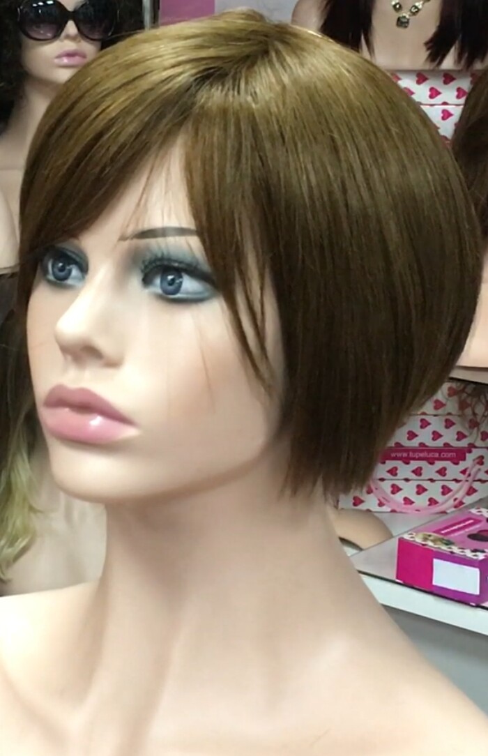 Peluca natural REBECCA color 5 confecc. a MAQUINA
