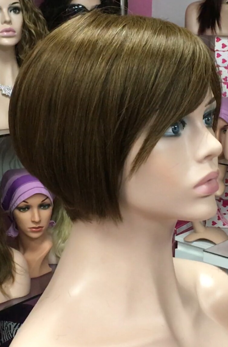 Peluca natural REBECCA color 5 confecc. a MAQUINA
