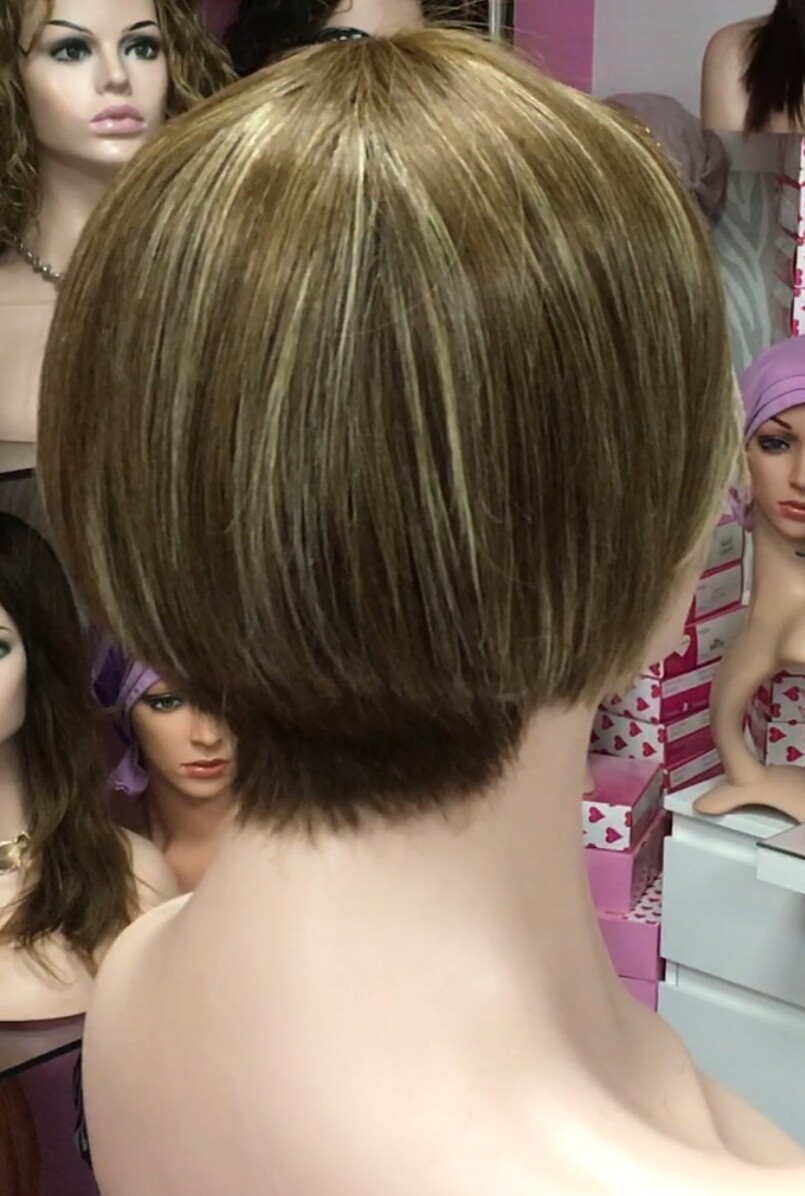 Peluca natural REBECCA color 5h8h6163h5 confecc. a MAQUINA
