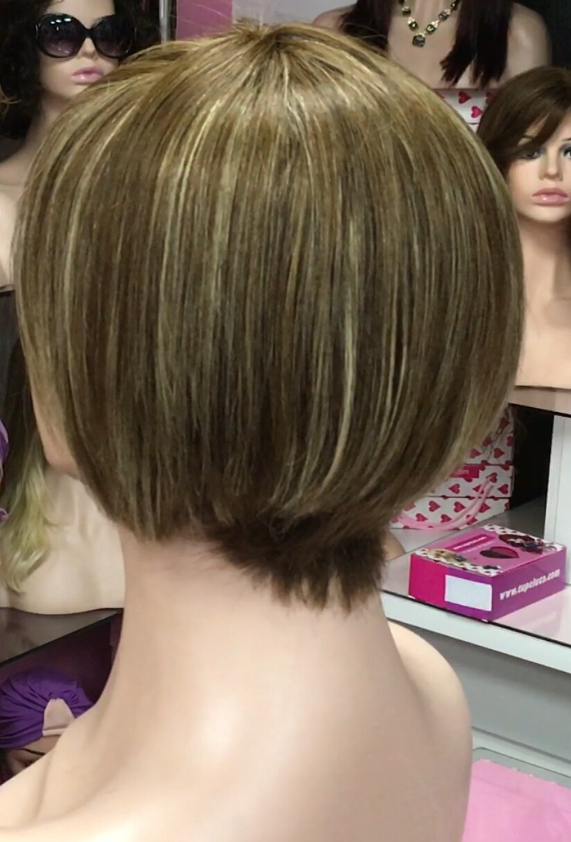 Peluca natural REBECCA color 5h8h6163h5 confecc. a MAQUINA