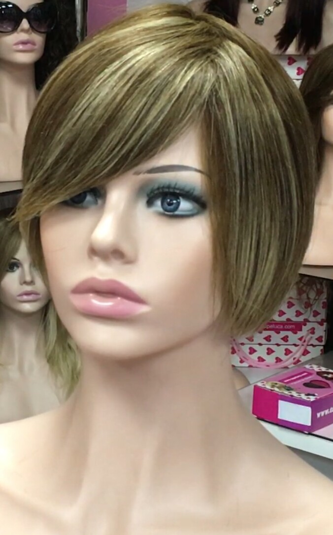 Peluca natural REBECCA color 5h8h6163h5 confecc. a MAQUINA