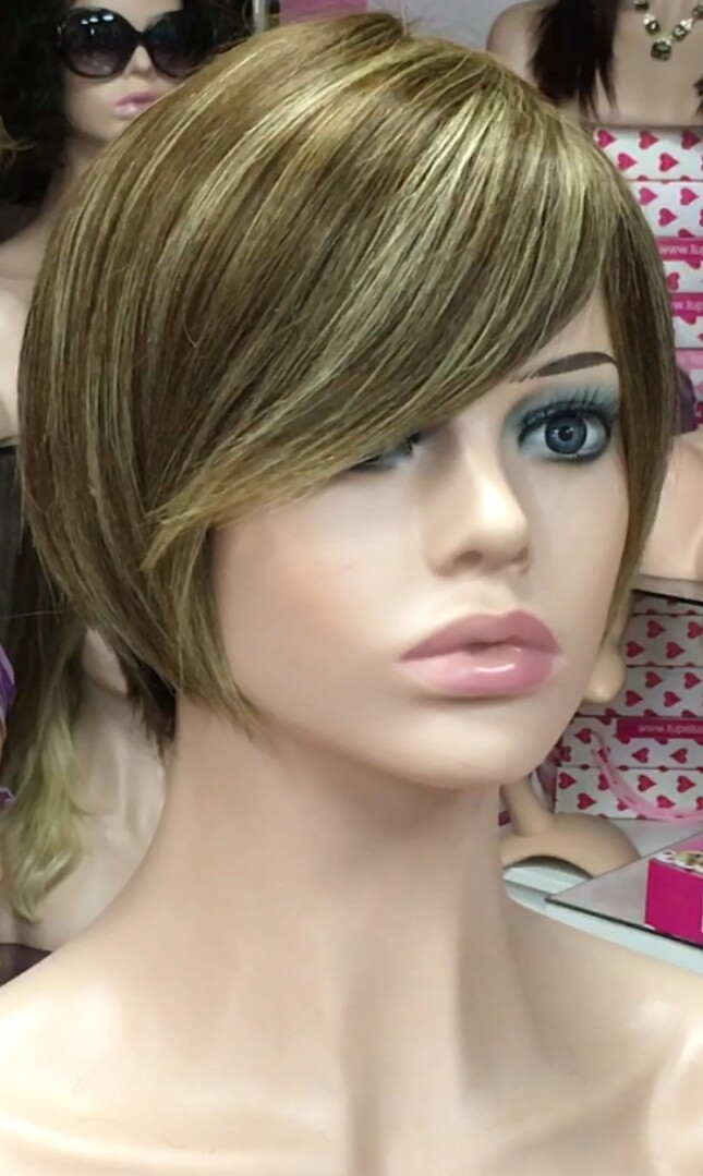 Peluca natural REBECCA color 5h8h6163h5 confecc. a MAQUINA