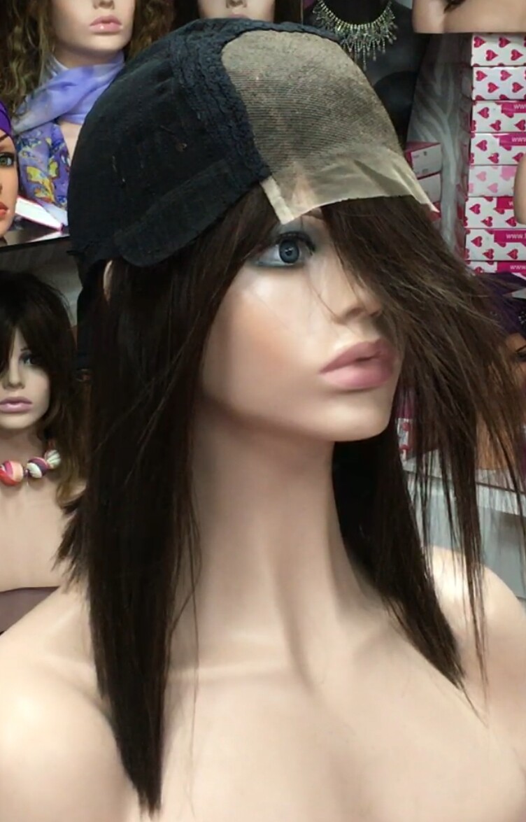 Peluca natural Melany color 4 TOP TULL