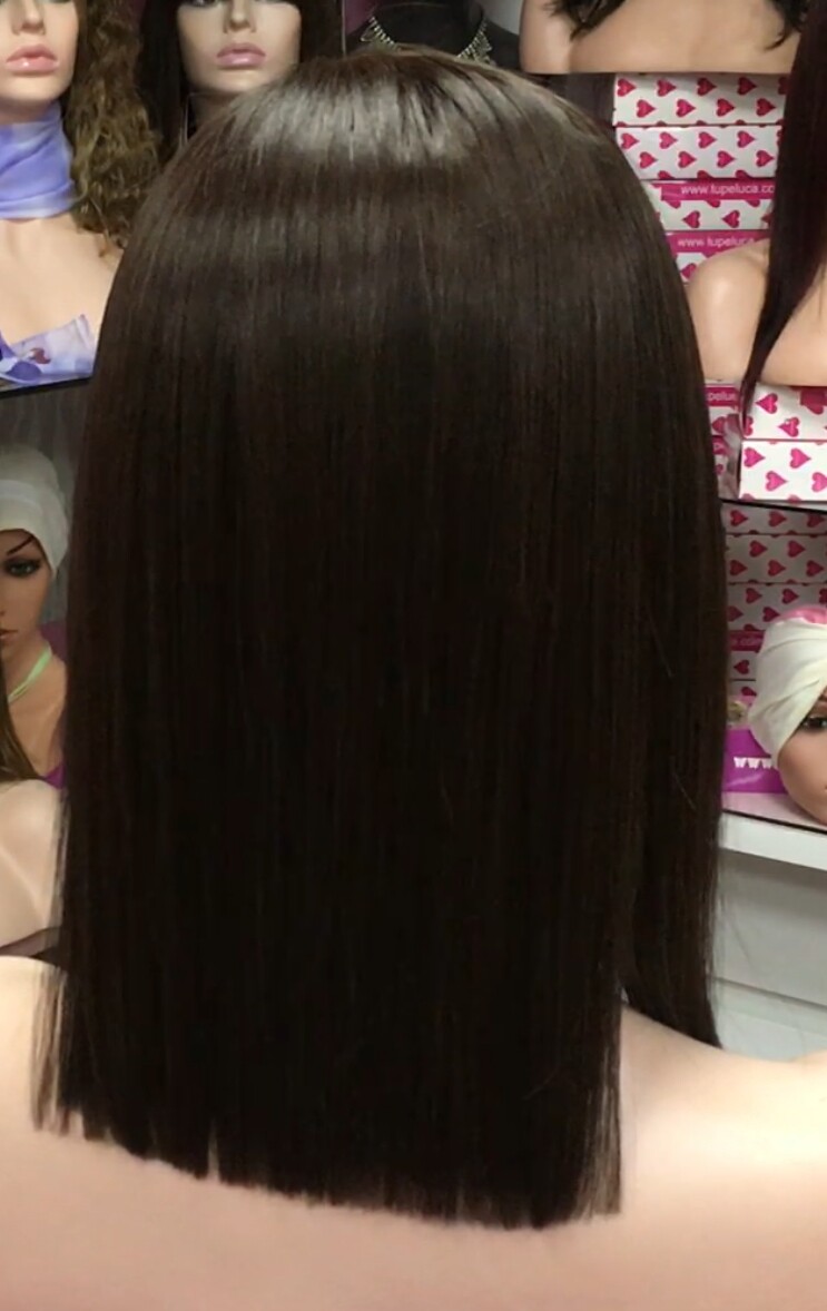 Peluca natural Melany color 4 TOP TULL