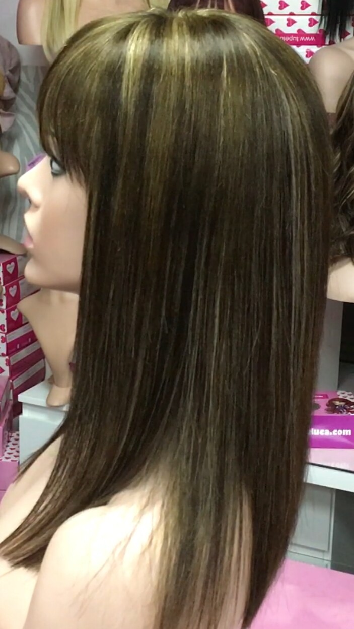 Peluca natural NATASHA color 2H4H8H27 tinte TOP TUL