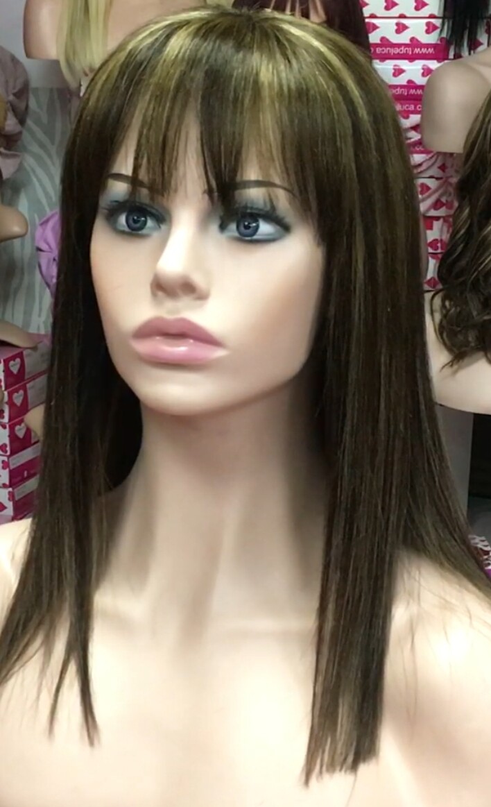 Peluca natural NATASHA color 2H4H8H27 tinte TOP TUL