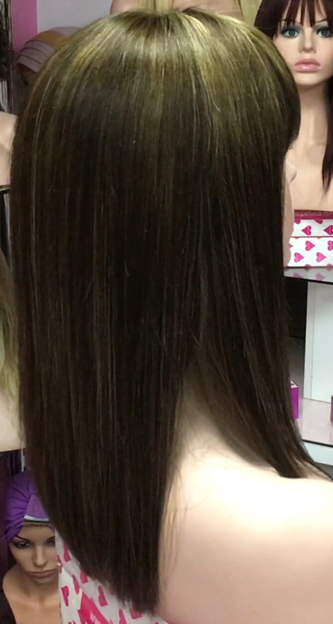 Peluca natural NATASHA color 2H4H8H27 tinte TOP TUL