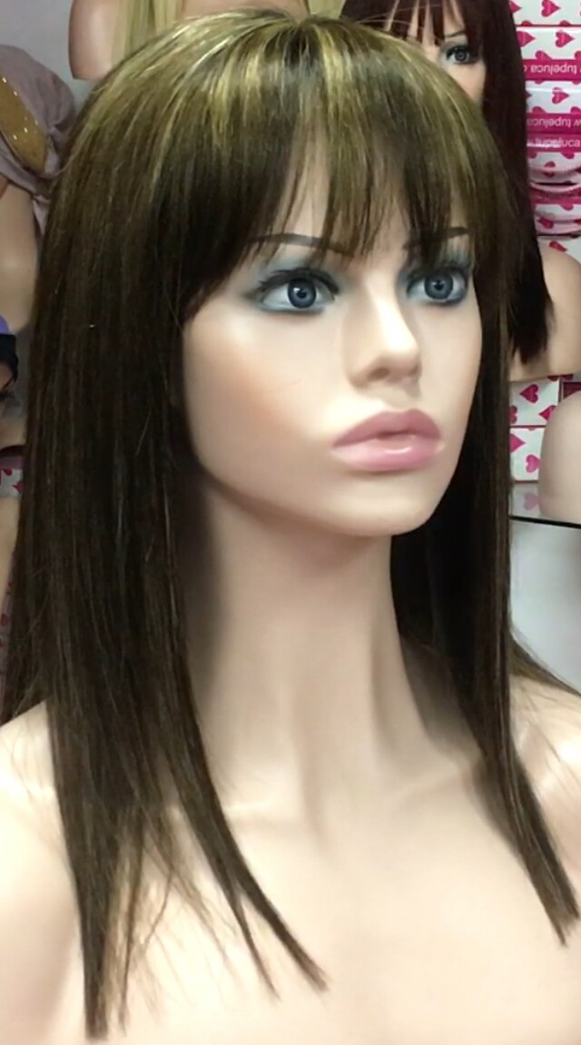 Peluca natural NATASHA color 2H4H8H27 tinte TOP TUL