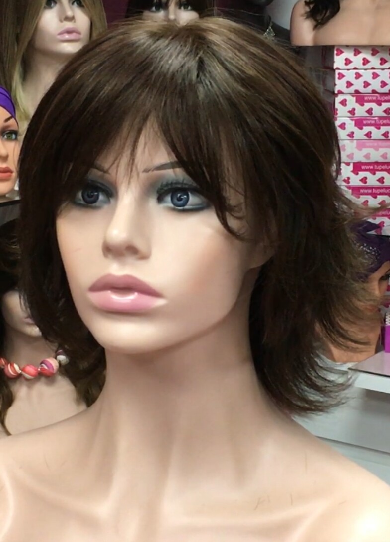 Peluca natural PILARICA Color 4 - RAYA tul transparente