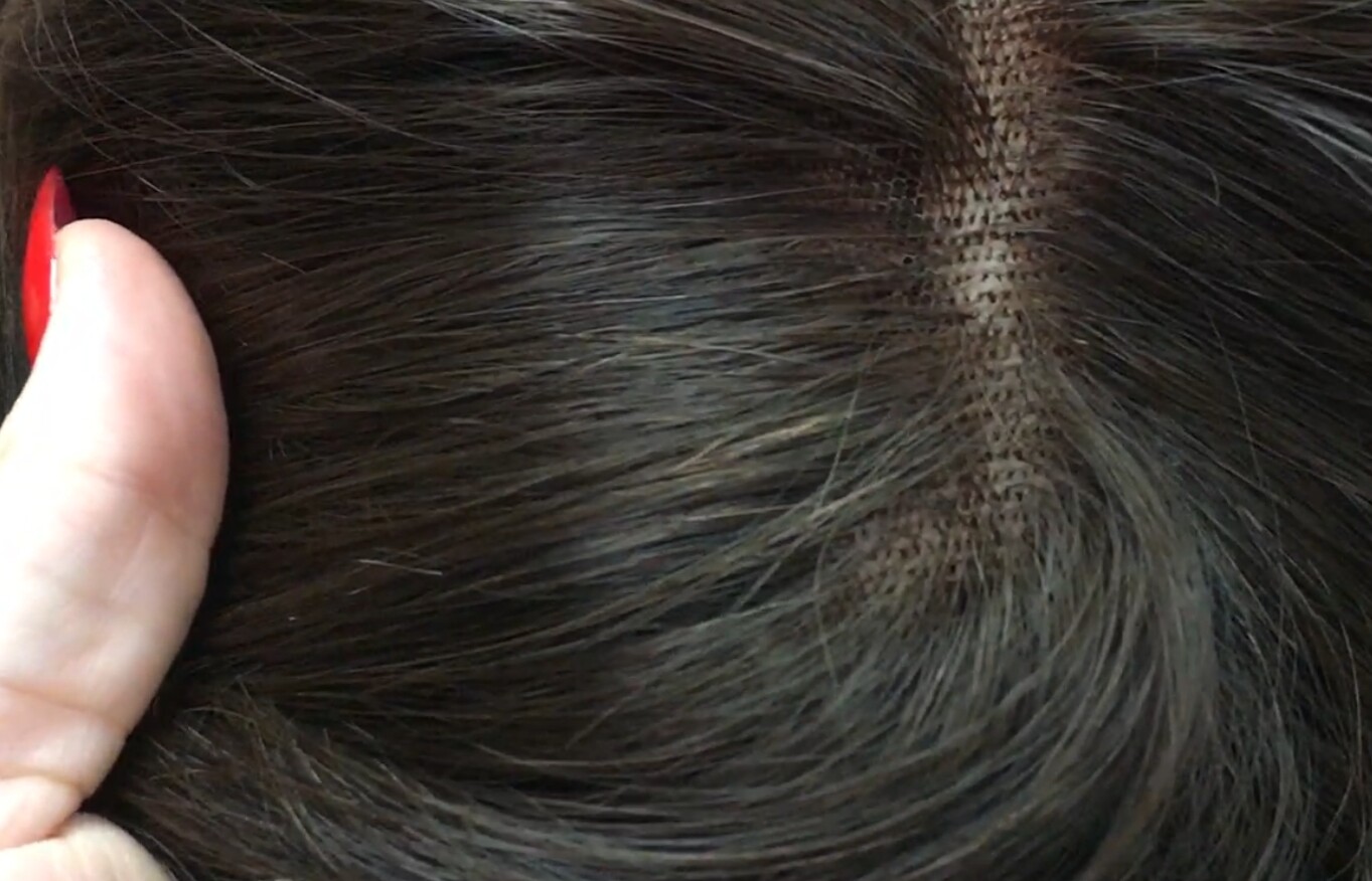 Peluca natural PILARICA Color 4 - RAYA tul transparente