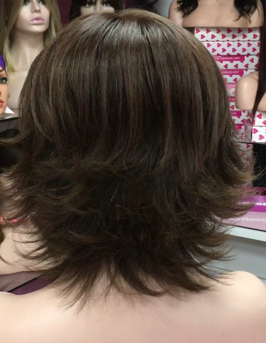 Peluca natural PILARICA Color 4 - RAYA tul transparente