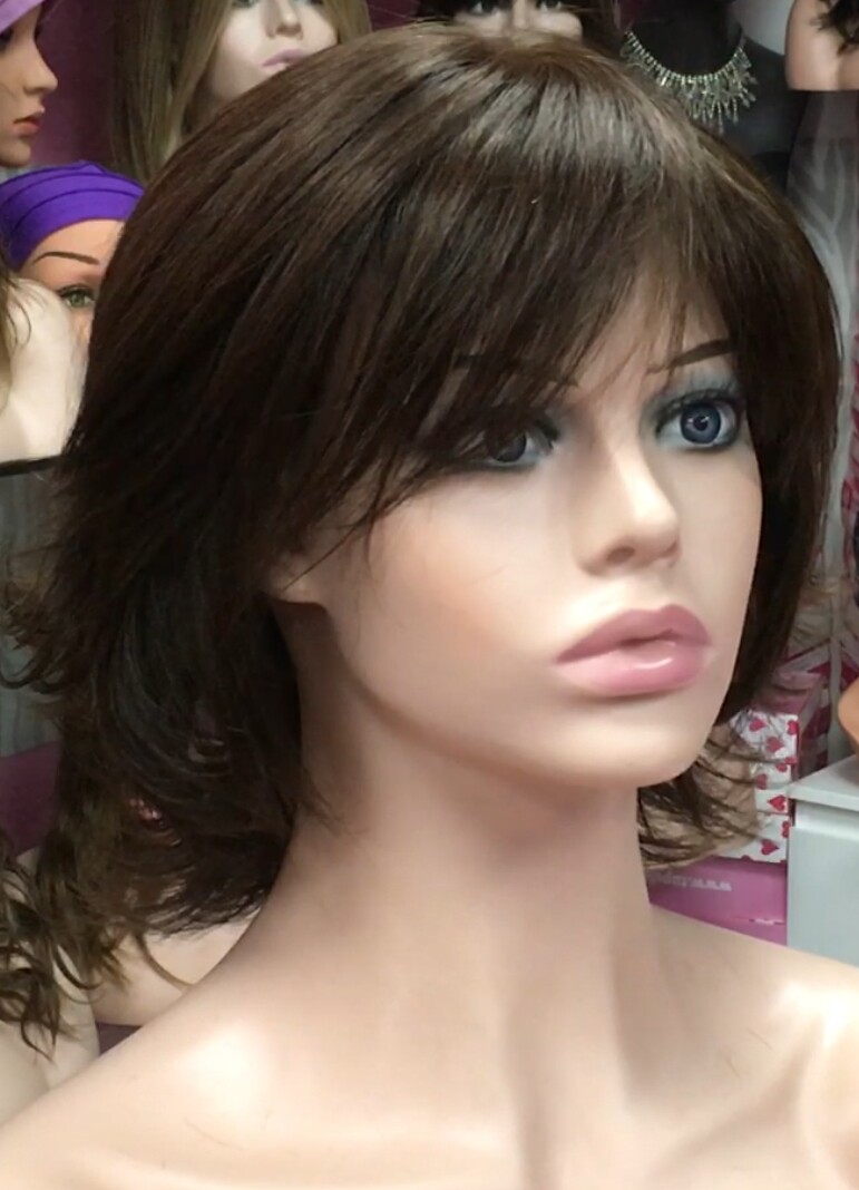 Peluca natural PILARICA Color 4 - RAYA tul transparente