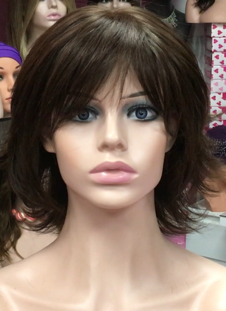 Peluca natural PILARICA Color 4 - RAYA tul transparente