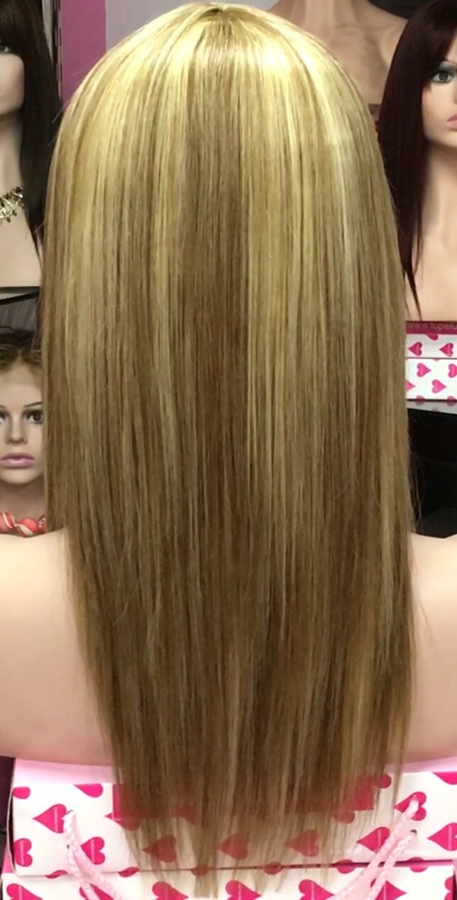 Peluca cabello natural Veronica  color 8H613 MAQUINA