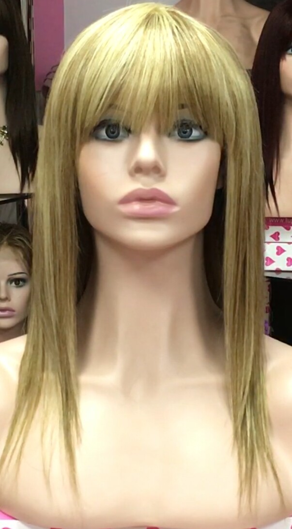 Peluca cabello natural Veronica  color 8H613 MAQUINA