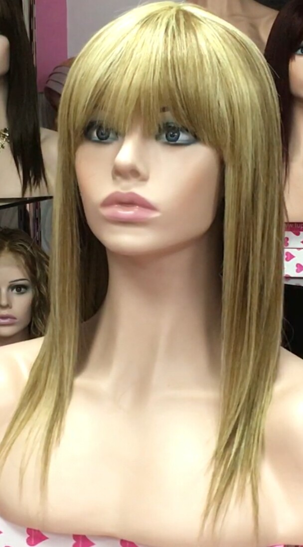 Peluca cabello natural Veronica  color 8H613 MAQUINA