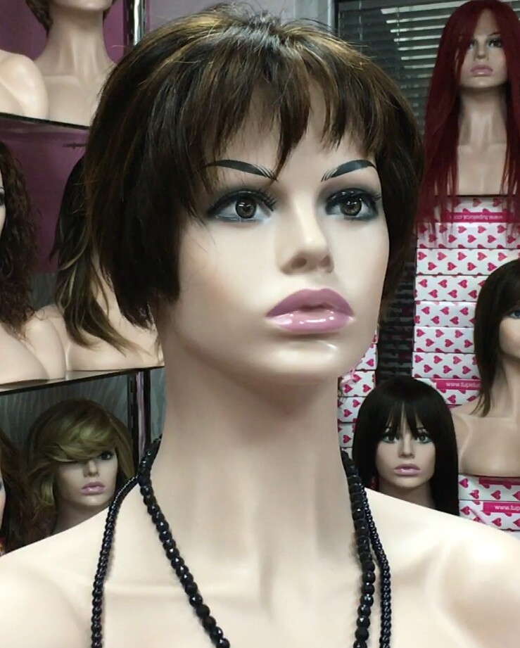 Protesis alopecia diadema TOA 4 MINI color 2h5 PEINADO HACIA DELANTE