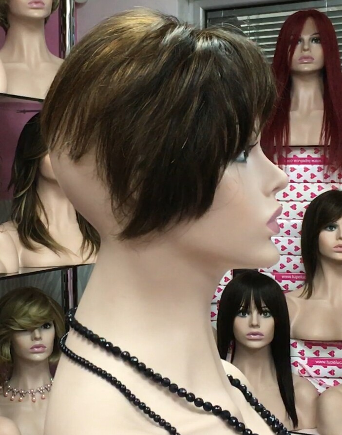 Protesis alopecia diadema TOA 4 MINI color 2h5 PEINADO HACIA DELANTE