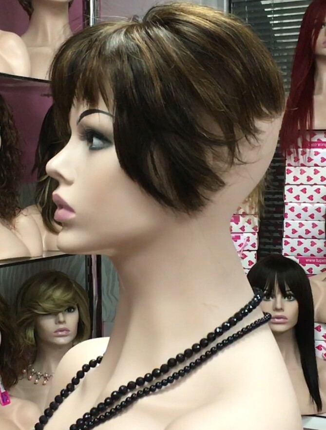Protesis alopecia diadema TOA 4 MINI color 2h5 PEINADO HACIA DELANTE