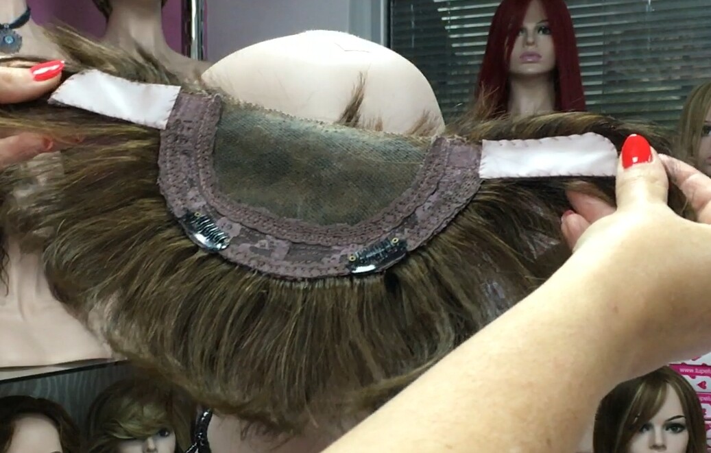 Protesis alopecia diadema TOA 4 MINI color 2h5 PEINADO HACIA DELANTE