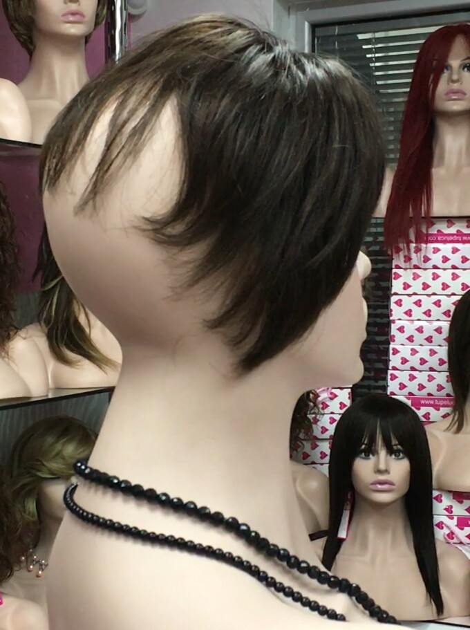 Protesis alopecia diadema TOA 4 MINI color 2 PEINADO HACIA DELANTE